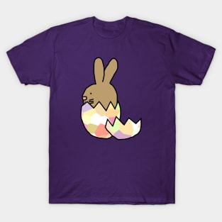 Bunny Rabbit Hatching from Easter Egg T-Shirt